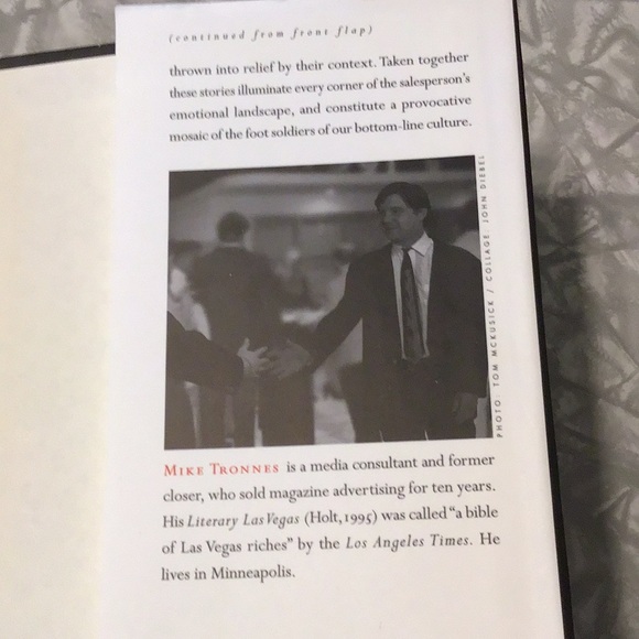 5/$25 Closers Mike Tronnes Great American writers on the Art of Selling 1998 1st - Picture 8 of 12